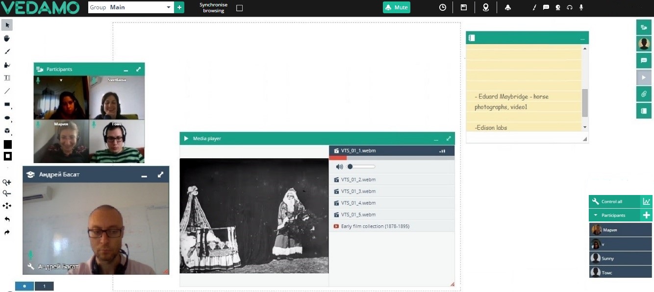 Cinematographic history in a lecture Cinematographic history in a lecture