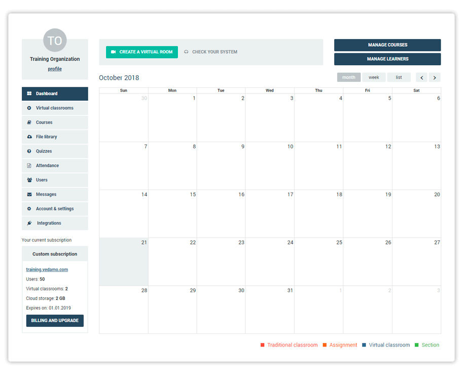 Your LMS Dashboard