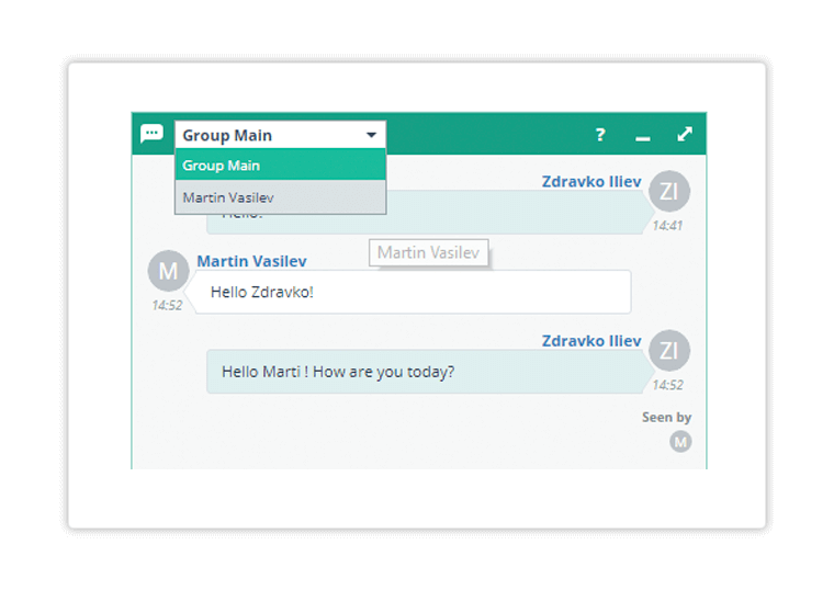 Virtual Classroom personal and group chat Admins will be able to see the chat messages in the archives of the session