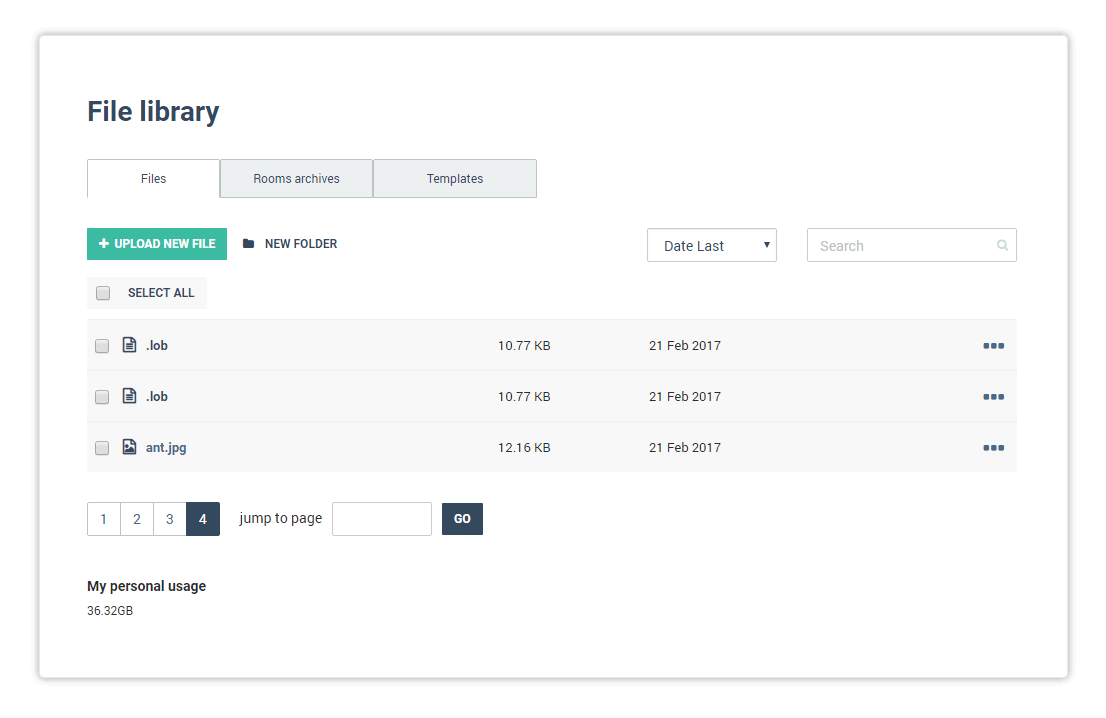 Virtual Classroom file library overview Select files from the File library