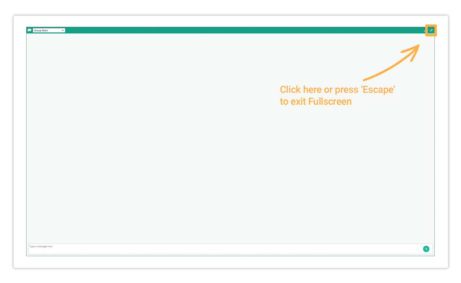 Virtual Classroom Chat Press escape to exit full screen mode
