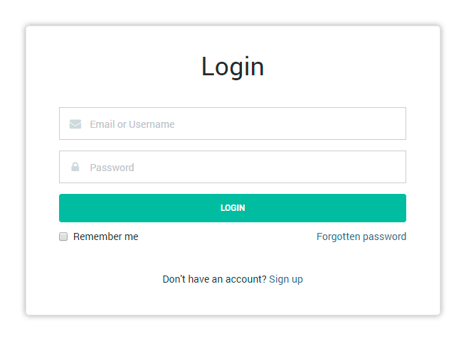 LMS Login page Enter your credentials to the LMS login page