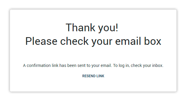 LMS Registration Account activation