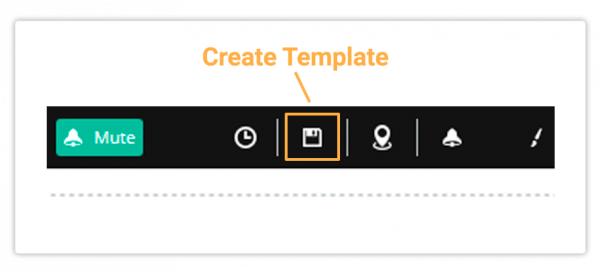 Create Template In order to create a template click on Create Template