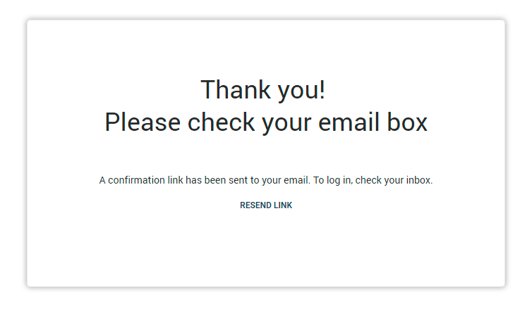 Finalize the free lms registration A confirmation link for your Vedamo account has been sent to your email address