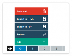 Virtual Classroom Online Whiteboard pages Remove or add new whiteboard sheets