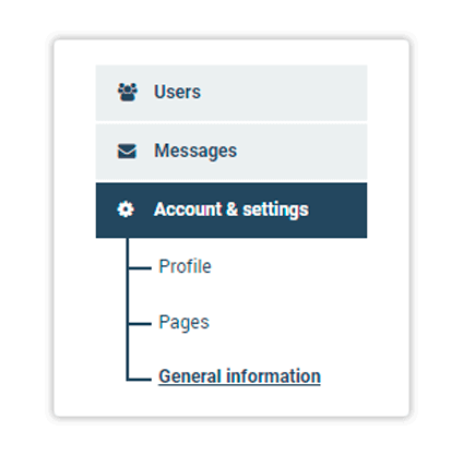 Go to General Information to choose whether or not to have recordings of the virtual classroom sessions