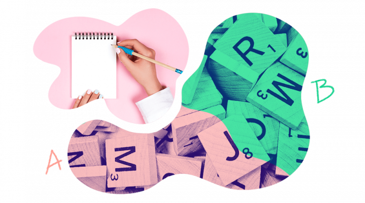 How to teach English online when presenting new vocabulary An image of wooden letters in the context of how to teach English online when presenting new vocabulary