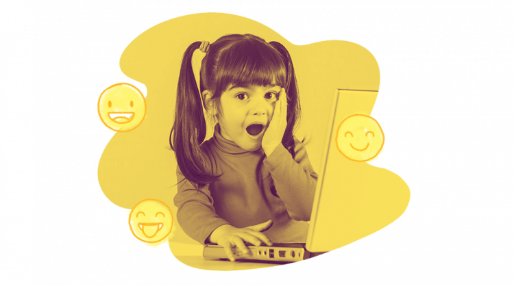 Kids are the most emotional group of learners An image of a child in the context of that the kids are the most emotional group of learners