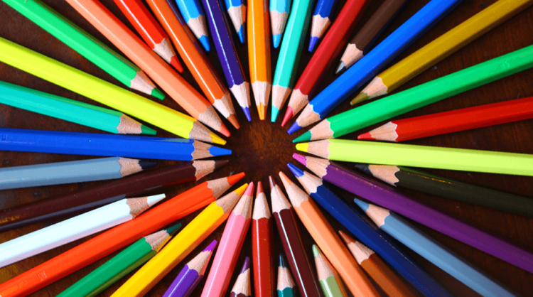 Ideas for color coding in the virtual classroom An image of pencils in the context of different ideas for using color coding in the virtual classroom
