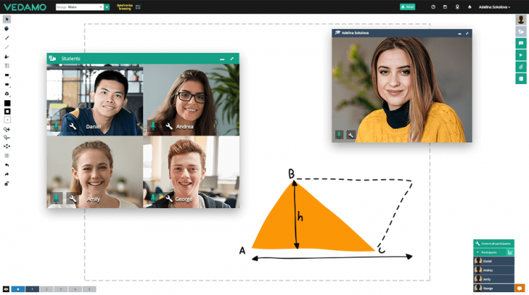 Popular topics and courses for your virtual classroom that are focused on Gen Z and Alpha Screenshot of virtual classroom session in the context of popular topics when tutor online generation z and alpha