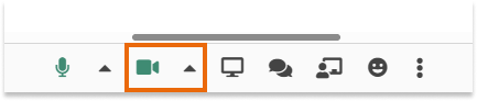 Virtual Classroom Functional Windows: Camera buttons