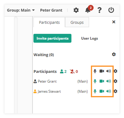 Virtual Classroom Notifications and Permissions: Quick Participants' Settings