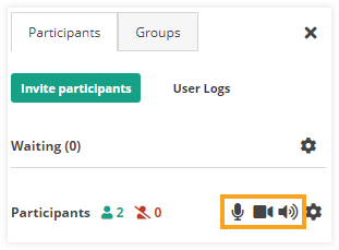 Participant Controls in the Virtual Classroom: Control All Participants Menu Participant Controls in the Virtual Classroom: Control All Participants Menu