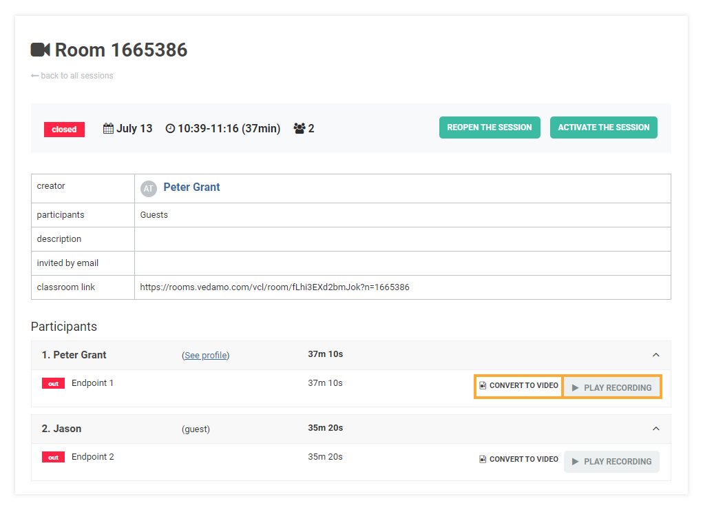 Stand-alone Virtual Classrooms in the LMS Stand-alone Virtual Classrooms in the LMS: Organisation and Administrator roles give you access to extra options