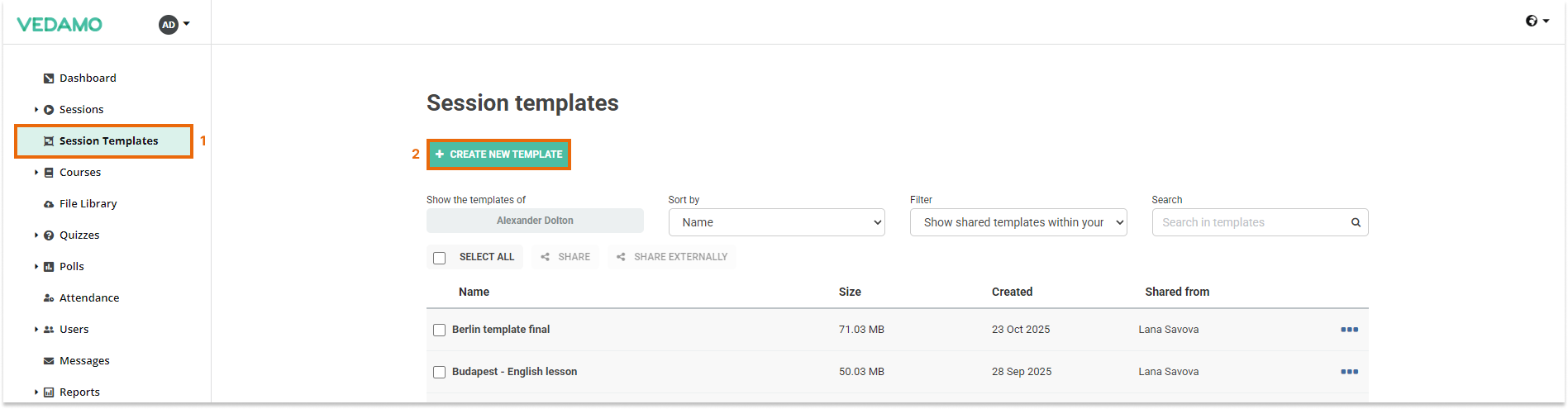 Virtual Classroom Templates: "Template" classroom Virtual Classroom Templates: "Template" classroom