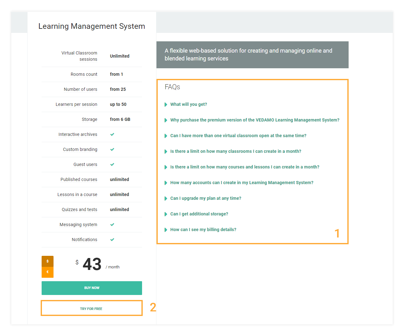 Free LMS Registration - Start for free: Choose Try for Free to start your Free LMS Registration