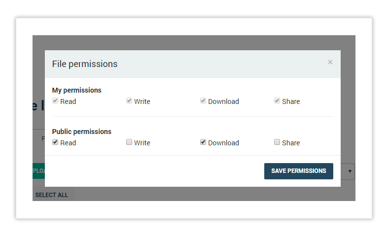 LMS File library permissions