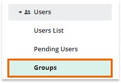 Use Groups to enroll groups of users Add participants in your LMS course: The groups submenu will allow you to enroll whole groups of participants