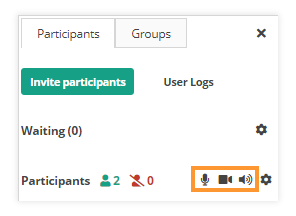 Participant Controls in the Virtual Classroom: Control All Participants Menu