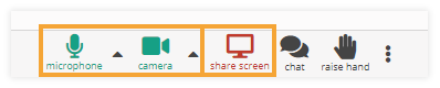 Quick Camera and Microphone Settings access Quick Camera and Microphone Settings access as well as screen share toggle