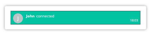Notifications and Permissions in the Virtual Classroom Notification in the Virtual Classroom when a participant connects after refresh or lost internet connection