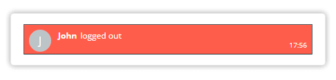 Notifications and Permissions in the Virtual Classroom Notification in the Virtual Classroom when a participant logs out