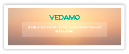Participant Controls in the Virtual Classroom: Participant ban message Participant Controls in the Virtual Classroom: Participant ban message