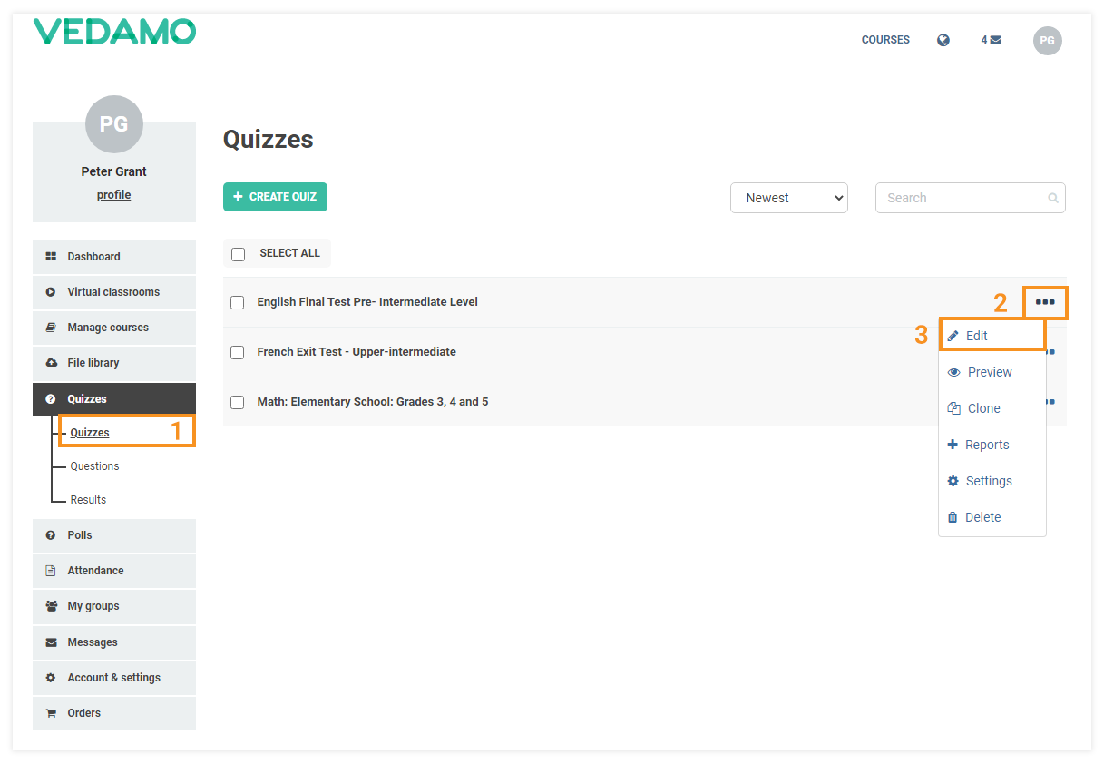 LMS Quizzes - Creation and Settings: Quizzes additional options
