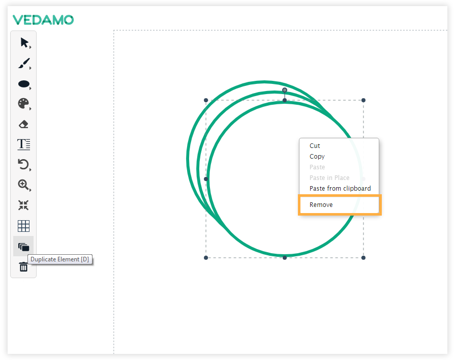 Virtual Classroom Online Whiteboard Tools: Remove objects from the whiteboard