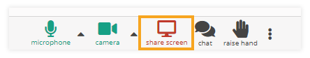Participant Controls in the Virtual Classroom: Screen Share Allowed Participant Controls in the Virtual Classroom: Screen Share Allowed