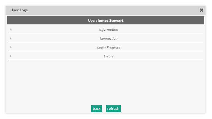 Participant Controls in the Virtual Classroom: Additional information in the User Logs