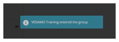 When a participant enters a group When a participant enters a group