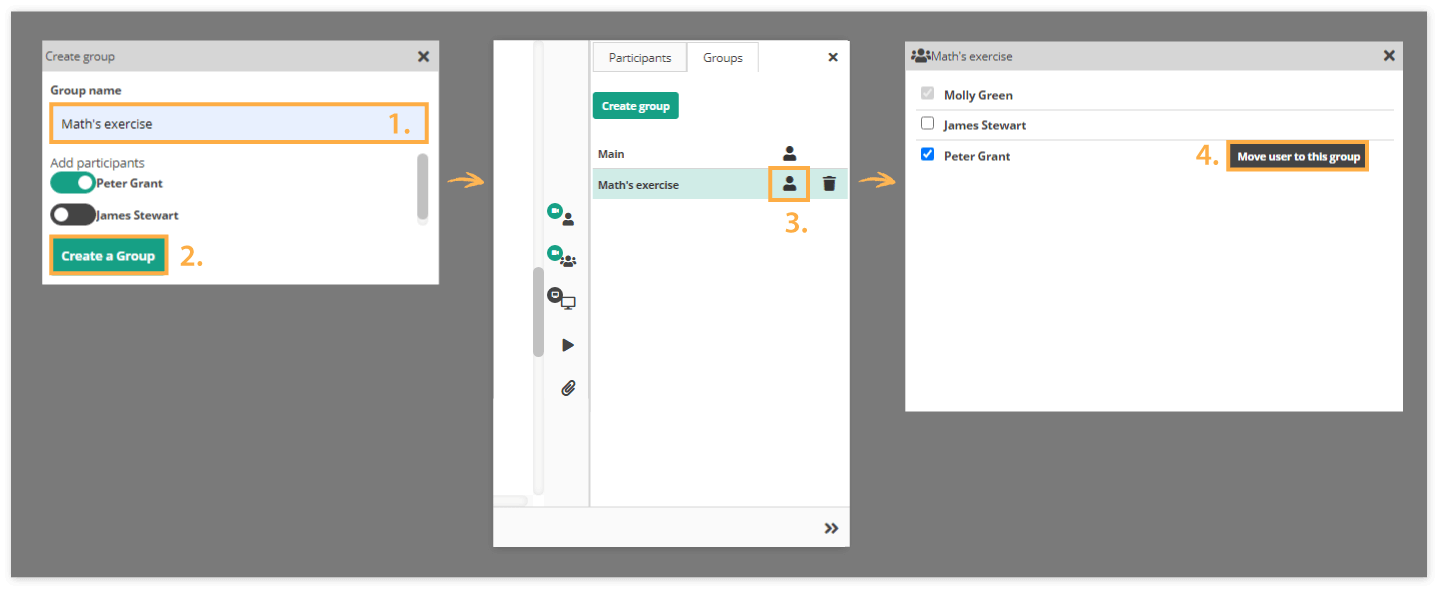 Virtual Classroom Breakout rooms: Virtual Classroom Breakout Rooms Creation