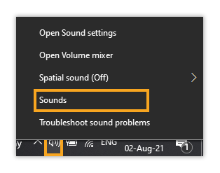 Why can I not hear other participants in the Virtual Classroom: Sounds menu