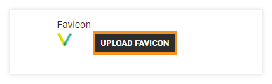 Custom Branding: To upload your own personal favicon use the Upload Favicon functionality
