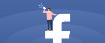 facebook marketing for teachers - the facebook logo stylized
