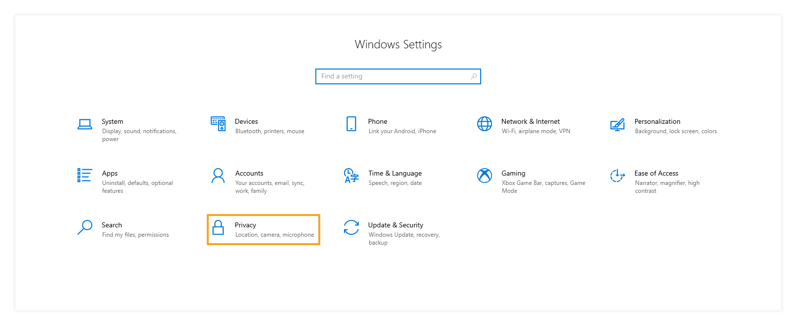 Allowing which apps to use your camera and microphone / Windows Apps Permissions: Windows Settings