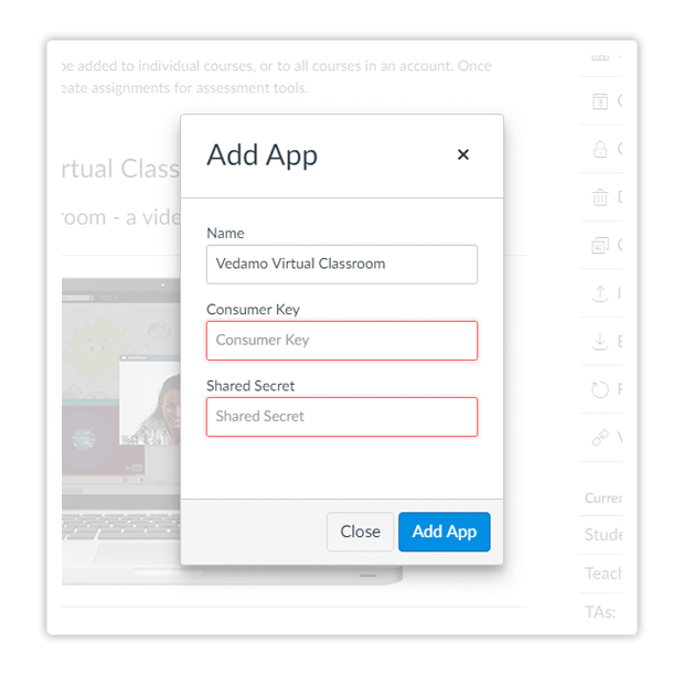 Add app canvas integration