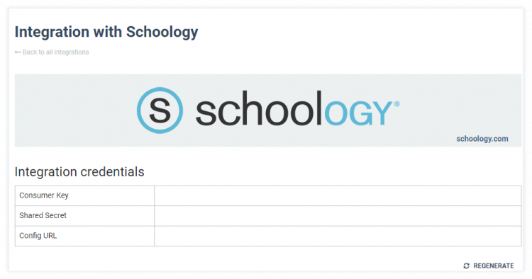 Schoology integration