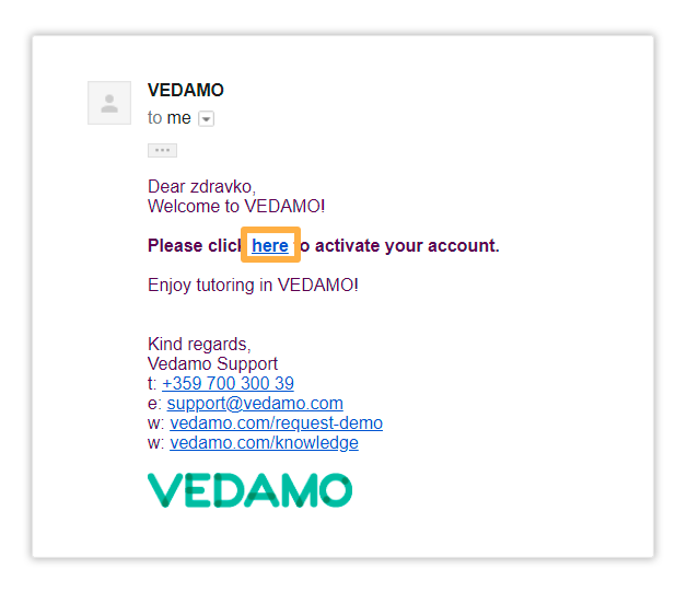 Virtual Classroom Registration – Start for free Confirm your email address which finalizes the registration process