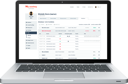 Присутственный список - laptop