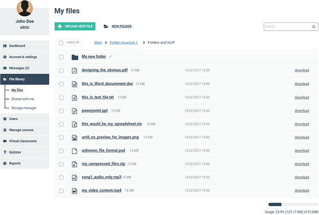 Библиотека файлов