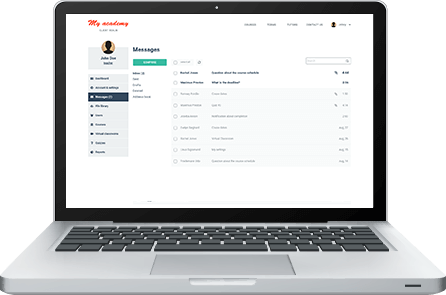 Система сообщений - laptop