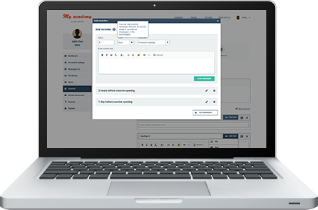 Системные напоминания - laptop