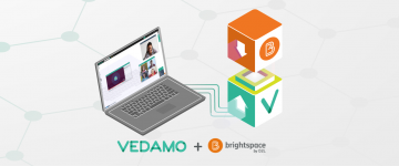 VEDAMO Virtual Classroom integrated with Brightspace D2L