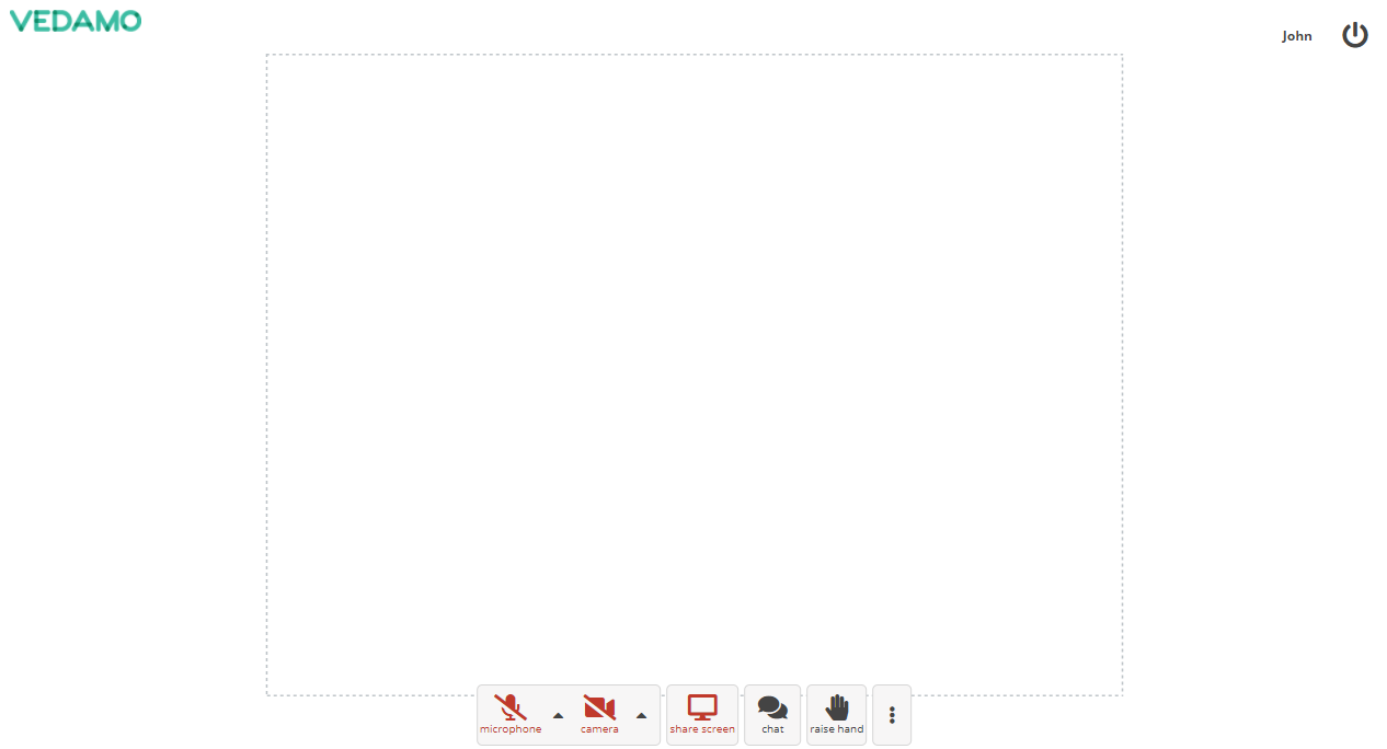 Online Whiteboard Settings: Simple View-Only Example