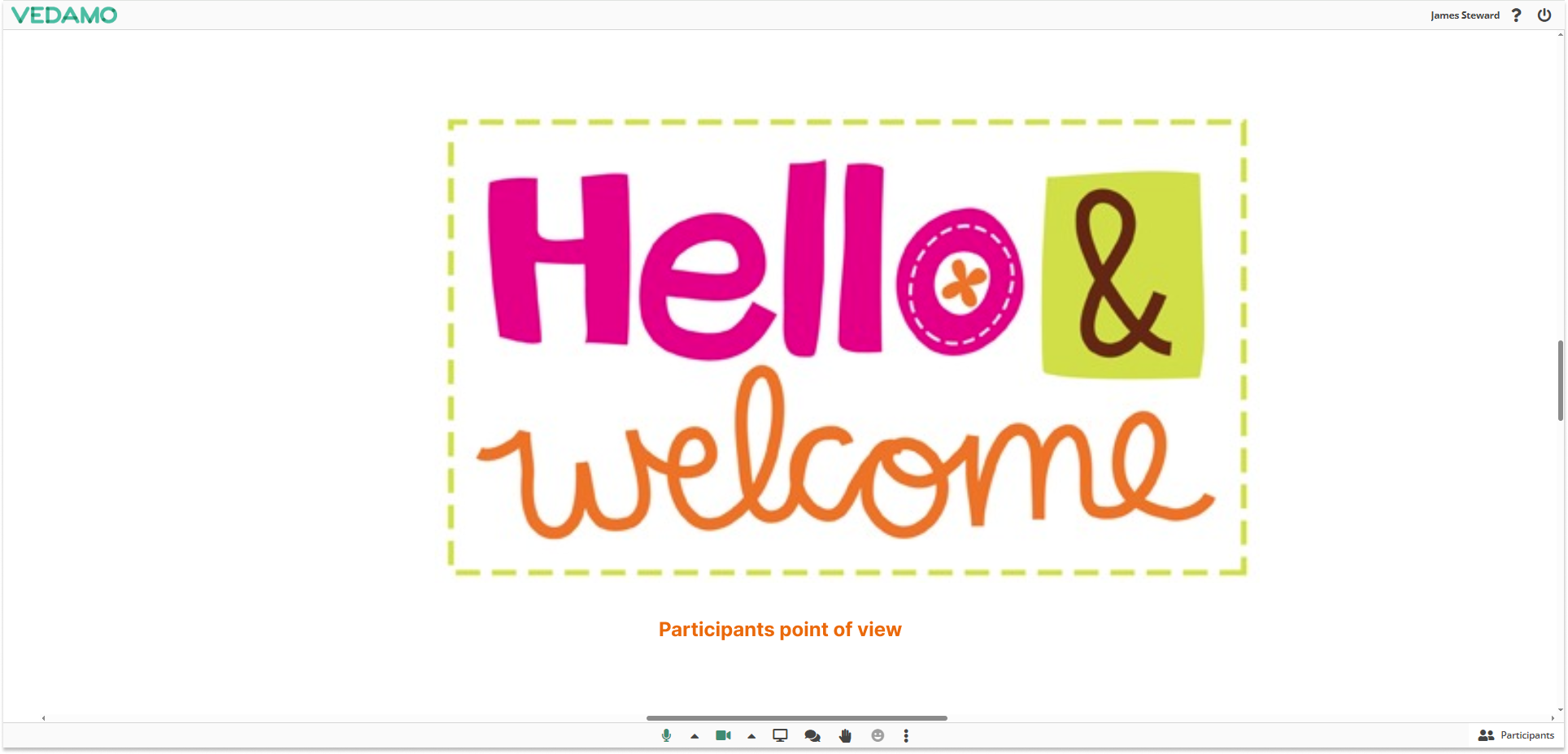 Online Whiteboard Settings: Online Whiteboard Settings: Simple mode example