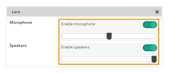 Sound Controls in the virtual classroom: Participant individual settings Sound Controls in the virtual classroom: Participant individual settings