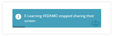Notification when a participant stops sharing their screen Notification when a participant stops sharing their screen